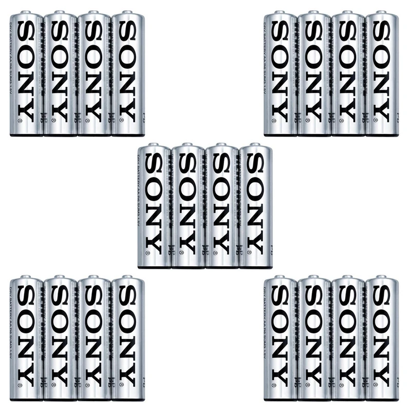 باتری نیم قلمی سونی مدل New Ultra بسته 20 عددی