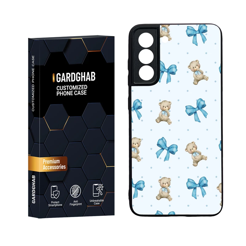  کاور گارد قاب مدل دور ژله ای پشت گلس فانتزی مناسب برای گوشی موبایل سامسونگ Galaxy S21 FE