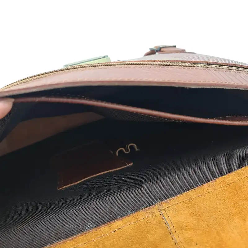 کیف دستی مدل آفاق چرم طبیعی گاوی کد A_990