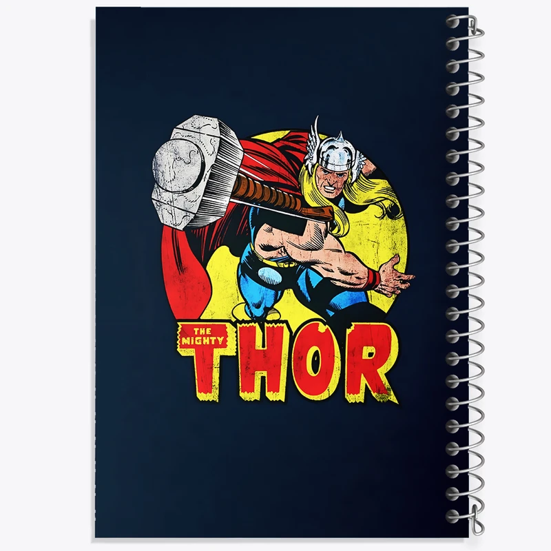 دفتر مشق 50 برگ خندالو طرح ثور مارول (Marvel) کد N5724