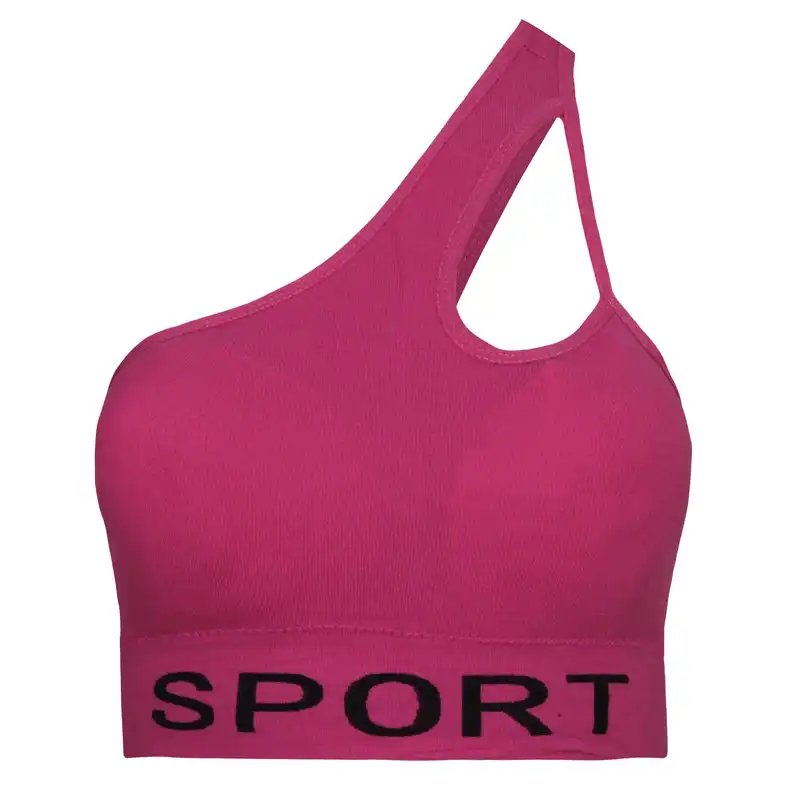 ست نیم تنه و شلوارک ورزشی زنانه ماییلدا مدل 4465 رنگ صورتی