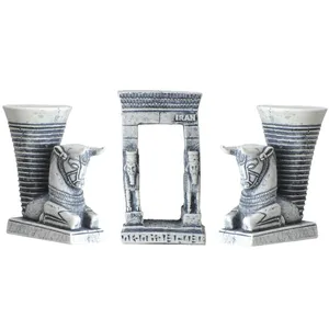مجسمه طرح دروازه ملل و جام مجموعه 3 عددی