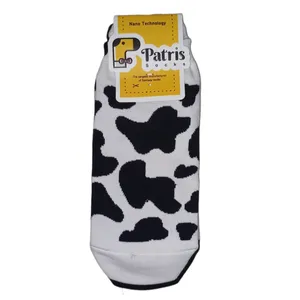 جوراب  ساق کوتاه پاتریس مدل گاوی