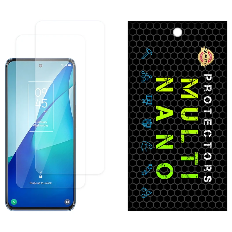 محافظ صفحه نمایش مولتی نانو مدل X-S2N مناسب برای گوشی موبایل تی سی ال 20 Lite Plus بسته دو عددی