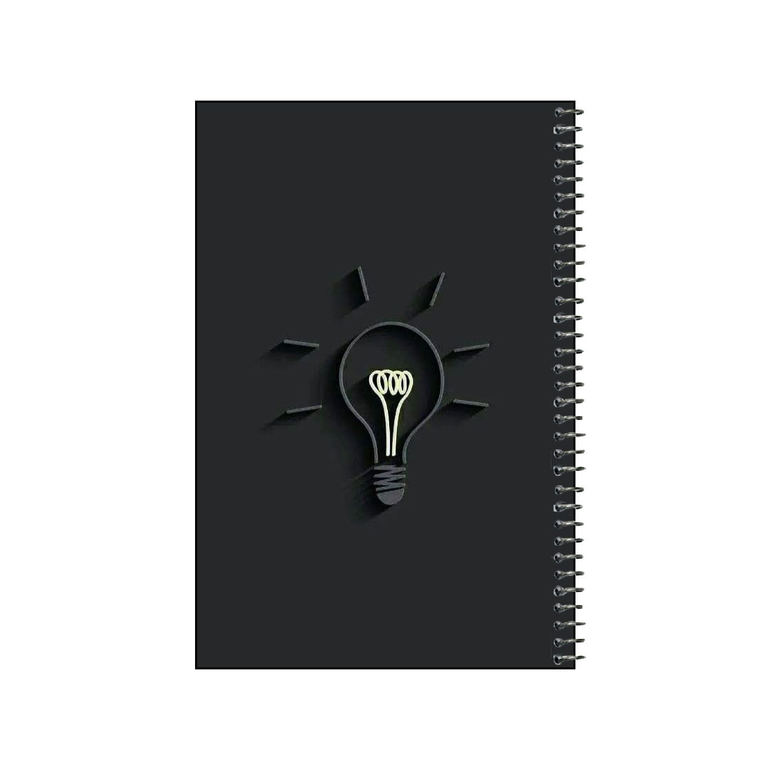 دفتر نقاشی 80 برگ سیمی مدل لامپ کد v3