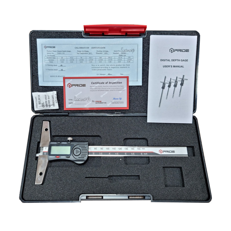کولیس عمق سنج دیجیتال پراید مدل P4001-150 گستره 0-150 میلیمتر