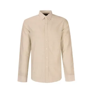 پیراهن آستین بلند مردانه بادی اسپینر مدل 3999 کد 1 رنگ کرم