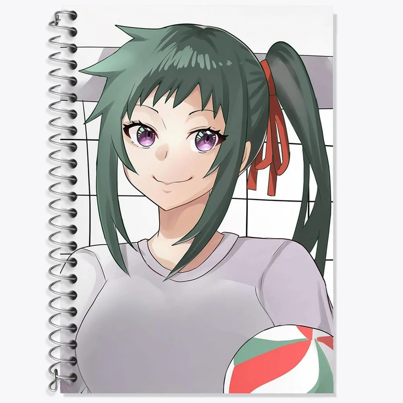 دفتر زبان 50 برگ خندالو مدل سه خط طرح نکوزاکی انیمه شیکیموری کد 15911