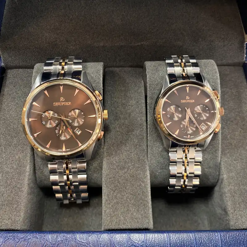 ست ساعت مچی عقربه ای زنانه و مردانه شوپیر مدل GL183A007