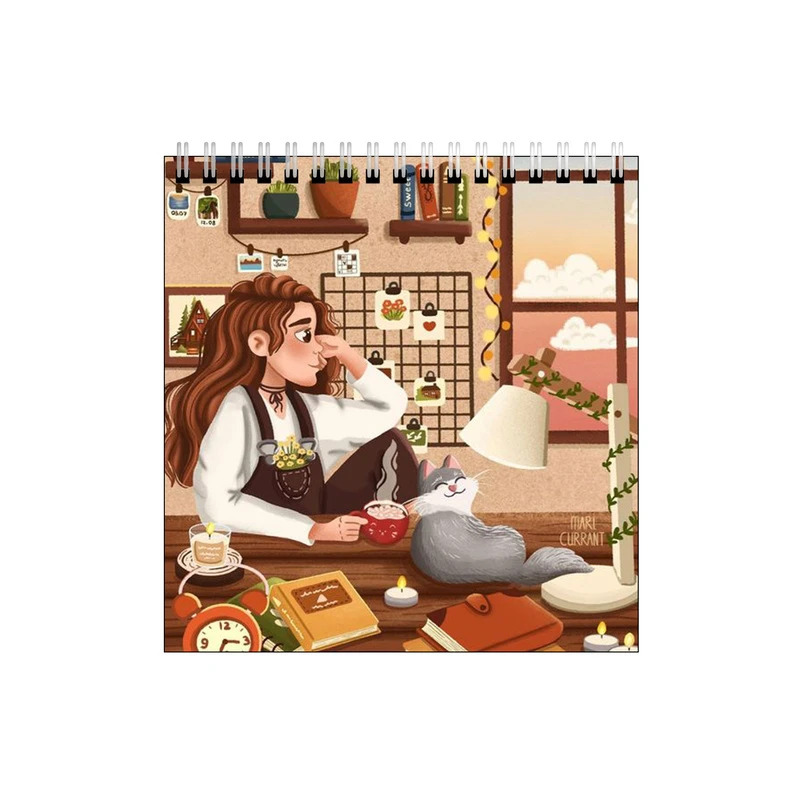 دفتر طراحی طرح دختر و اتاق کیوت کد 4038154