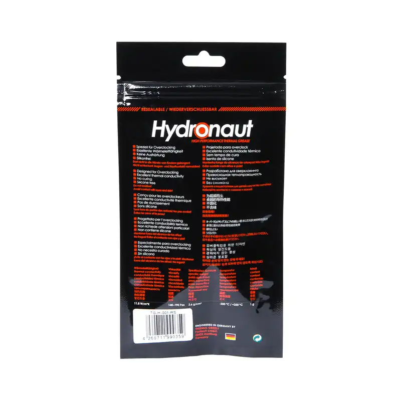 خمیر سیلیکونی ترمال گریزلی مدل Hydronaut