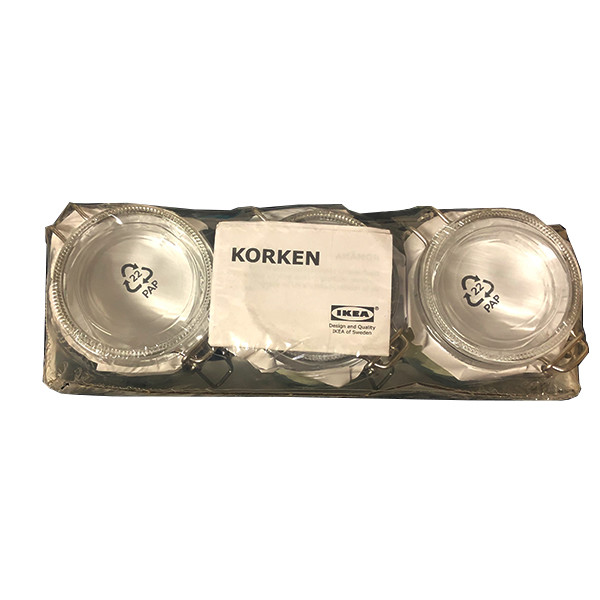 ظرف نگهدارنده ایکیا مدل KORKEN بسته 3 عددی ظرف نگهدارنده ایکیا مدل KORKEN بسته 3 عددی