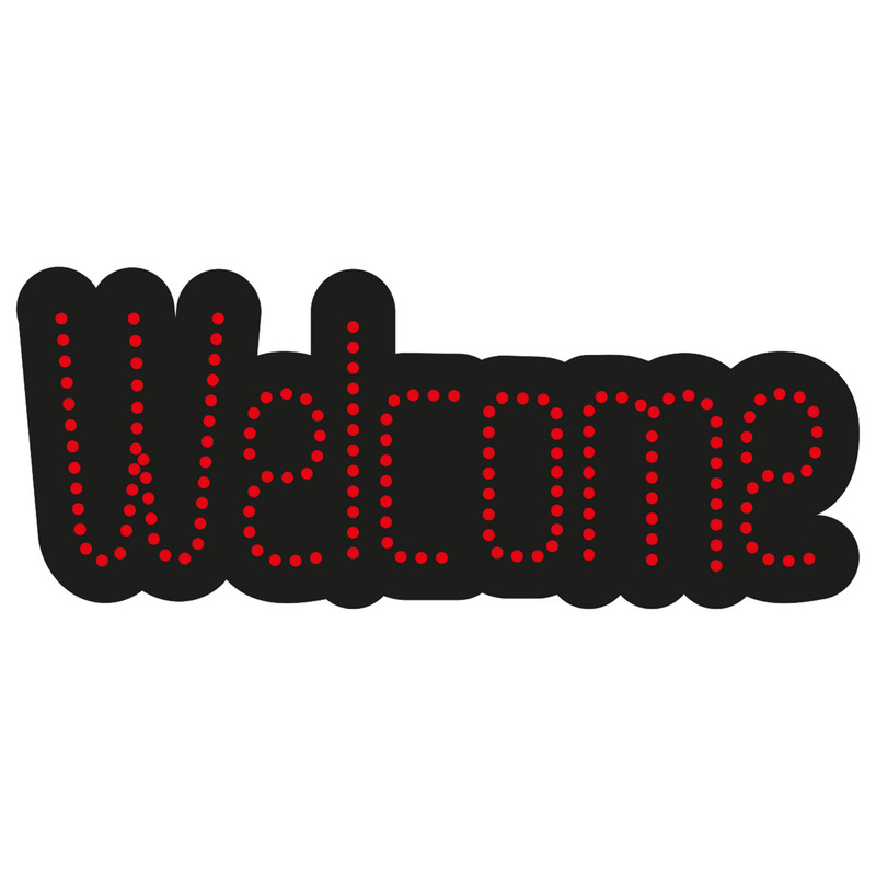تابلو ال ای دی آیاز طرح Welcome کد 159R