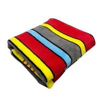 حوله دست و صورت ماندگار مدل راه راه سایز 40x73 سانتی متر