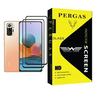 Waily Nice Pergas Glass MIX002 Screen Protector For Xiaomi Redmi Note 10 Pro Max Pack Of 2