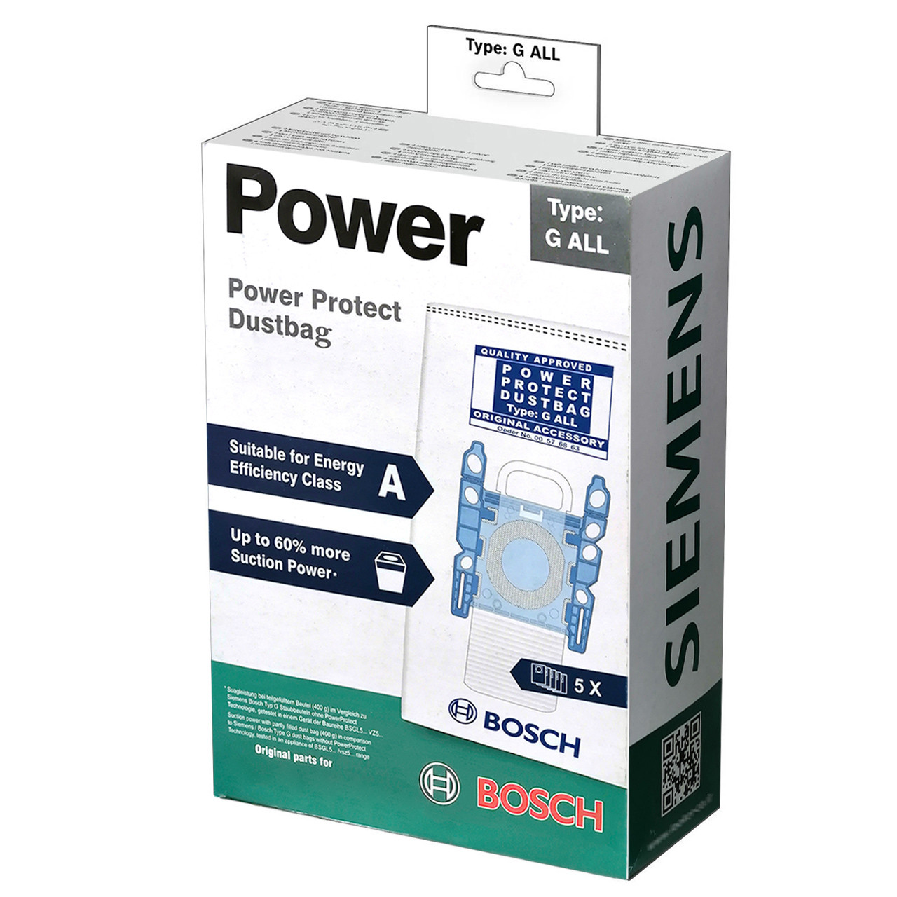 پاکت جاروبرقی پاور مدل G-ALL مناسب برای جاروبرقی های بوش و زیمنس بسته 5 عددی پاکت جاروبرقی پاور مدل G-ALL مناسب برای جاروبرقی های بوش و زیمنس بسته 5 عددی