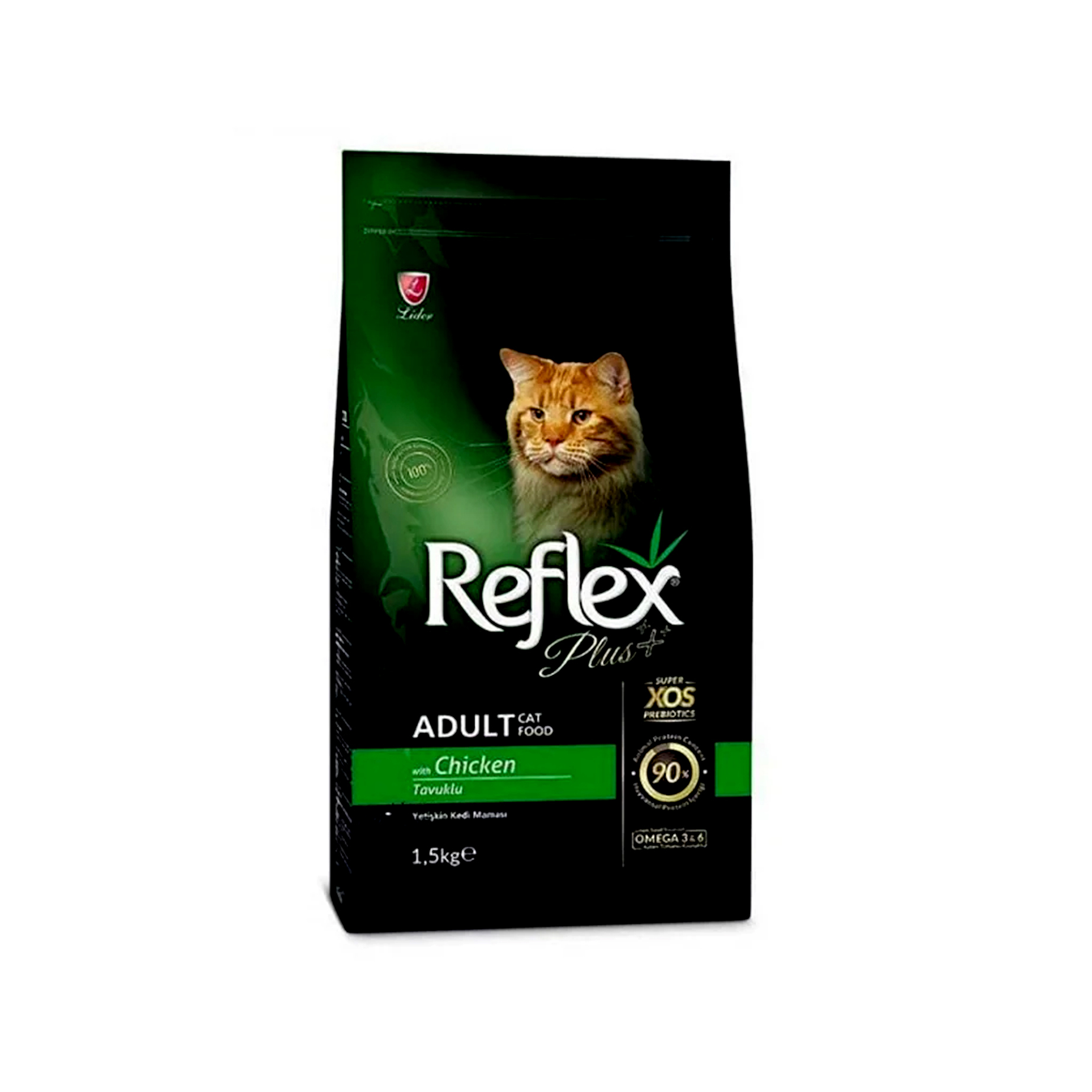 غذای خشک گربه رفلکس پلاس مدل بالغ طعم مرغ وزن 1 کیلوگرم