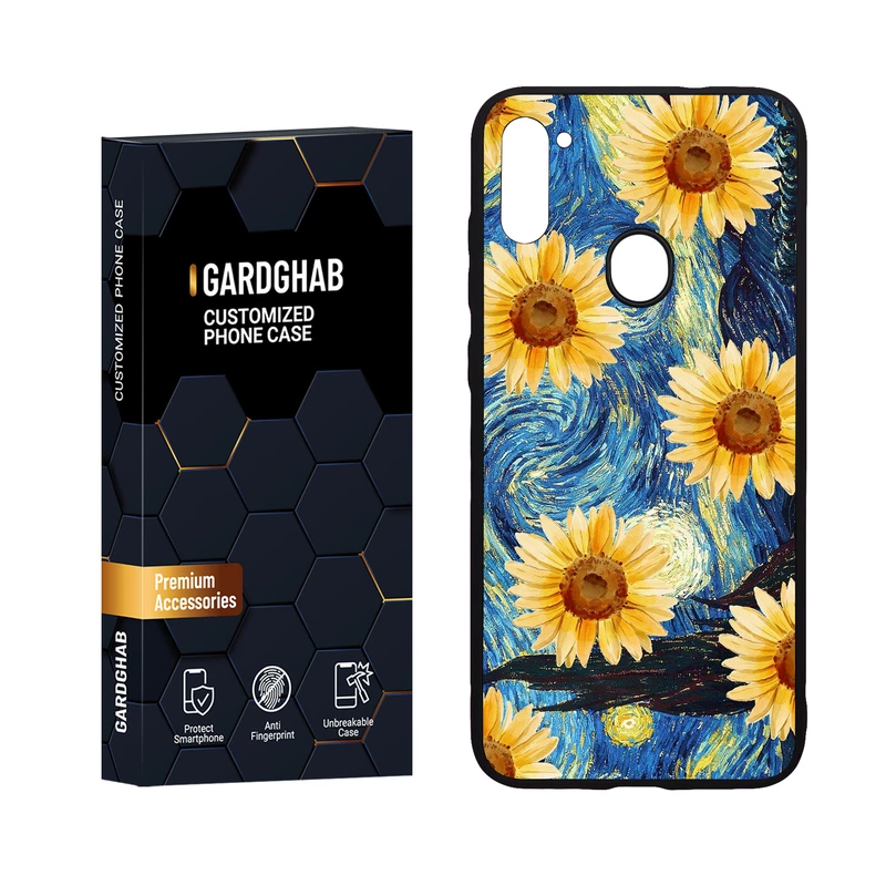  کاور گارد قاب مدل پشت گلس هنری مناسب برای گوشی موبایل سامسونگ Galaxy A11 / M11