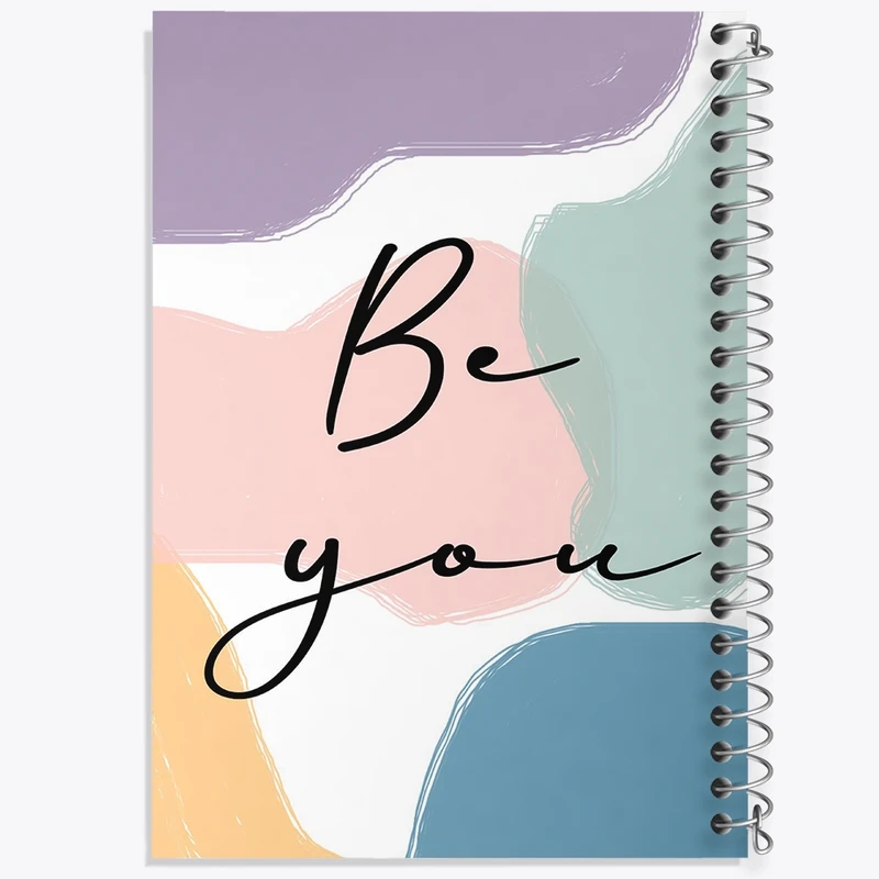 دفتر ژورنال نویسی 50 برگ خندالو مدل نقطه ای طرح Be You کد F1757