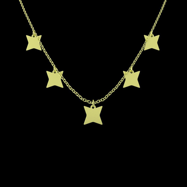 گردنبند طلا 18 عیار زنانه مدوپد مدل ستاره کد RNA15390