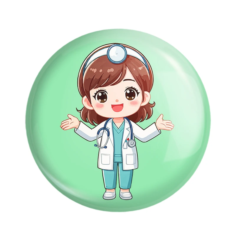 مگنت خندالو مدل پزشک و پرستار کودکانه کد 36497