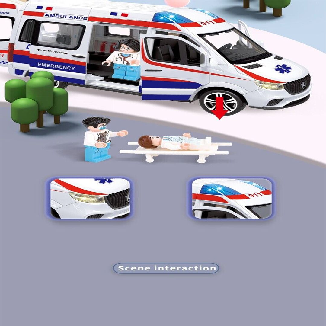 ماشین بازی مدل 911 Ambulance benz -  - 5
