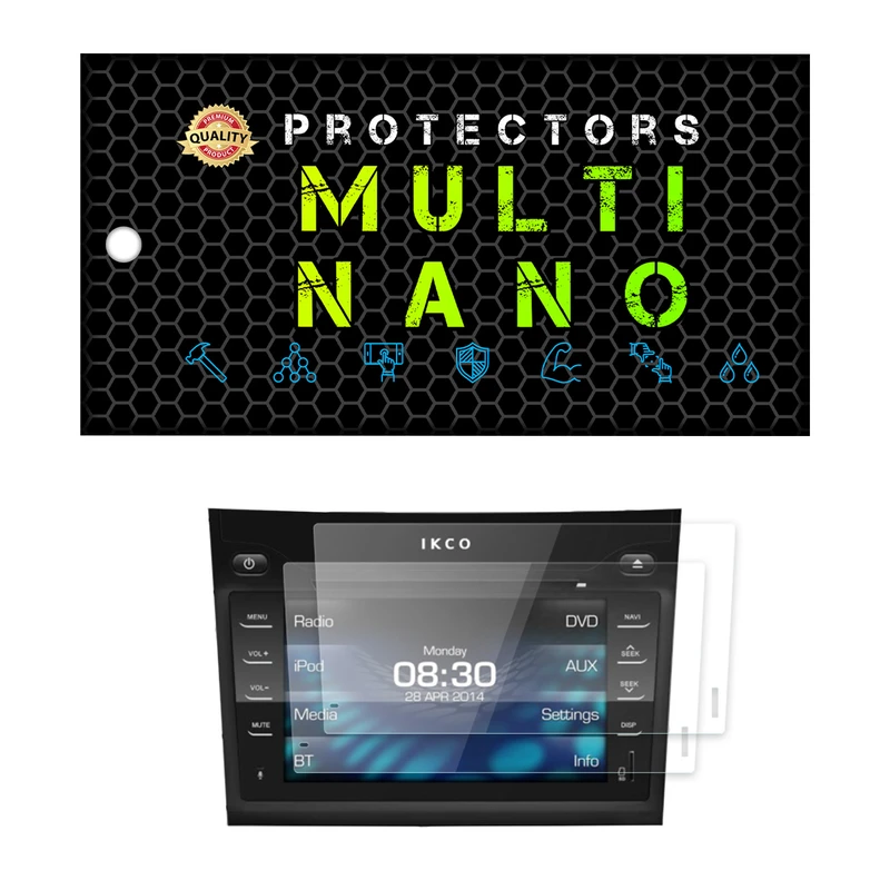  محافظ صفحه نمایش خودرو مولتی نانو مدل X-S2N مناسب برای ایران خودرو Dena بسته دو عددی