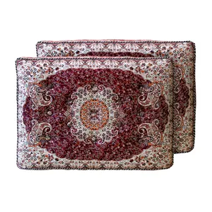 پشتی ترمه مدل شاه نشین کد 10083بسته 2 عددی