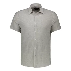 پیراهن آستین کوتاه یقه برگردان مردانه پاتن جامه مدل رگولار 04MR8091