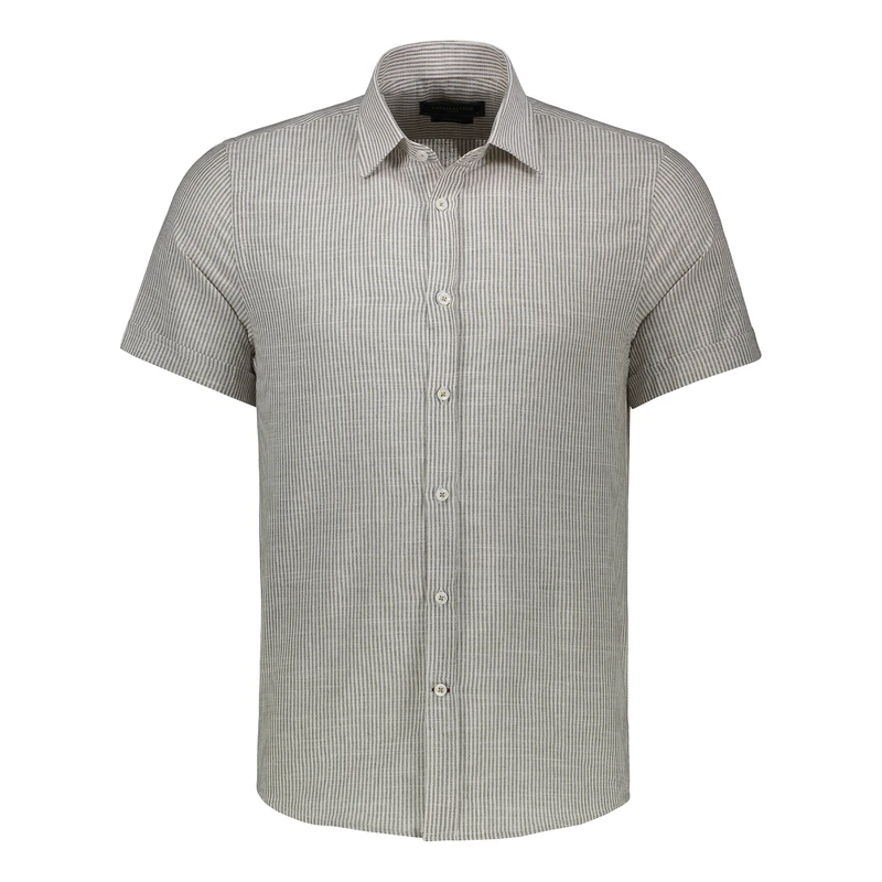 پیراهن آستین کوتاه یقه برگردان مردانه پاتن جامه مدل رگولار 04MR8091