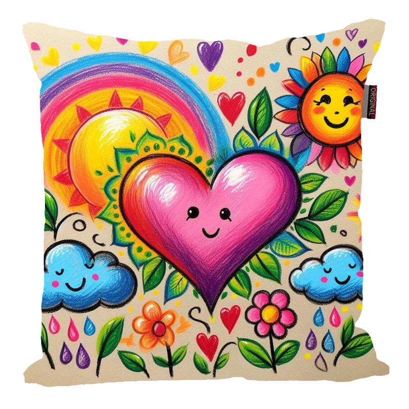 کوسن پاد آفرین مدل عشق طرح LOVE کد PK40860