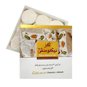 گز آردی جعبه نیکومنش مدل  20 درصد پسته و بادام -300 گرم