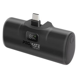 پاوربانک پرومیت مدل POWERUP-C.BLK ظرفیت 5000 میلی‌آمپرساعت