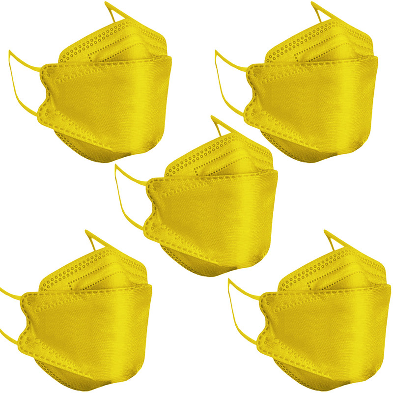 ماسک تنفسی مدل چهار لایه سه بعدی kf94-y4 بسته 5 عددی ماسک تنفسی مدل چهار لایه سه بعدی kf94-y4 بسته 5 عددی