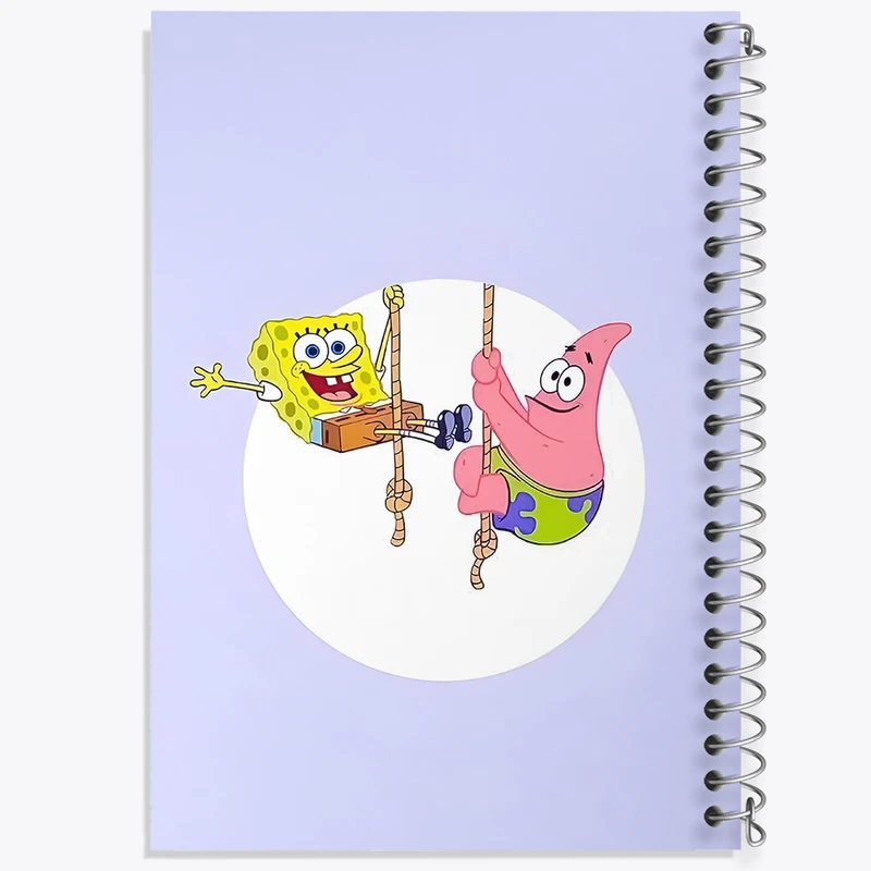 دفتر مشق 50 برگ خندالو طرح باب اسفنجی و پاتریک کد N3384