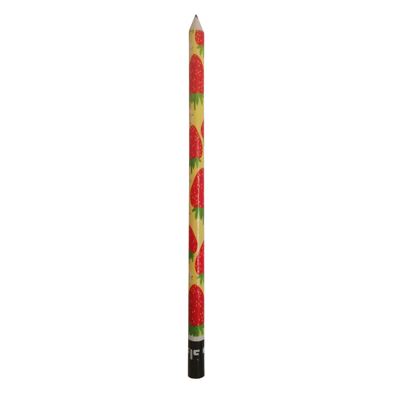 مداد مشکی طرح توت فرنگی کد 52