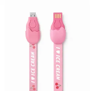 Ice Cream USB to microUSB Cable 1m