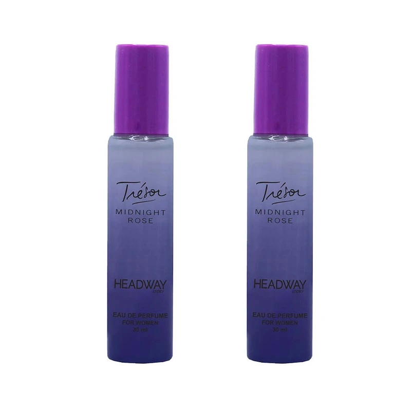 عطر جیبی زنانه هدوی استوری مدل لانکوم میدنایت رز حجم 30 میلی لیتر مجموعه 2 عددی