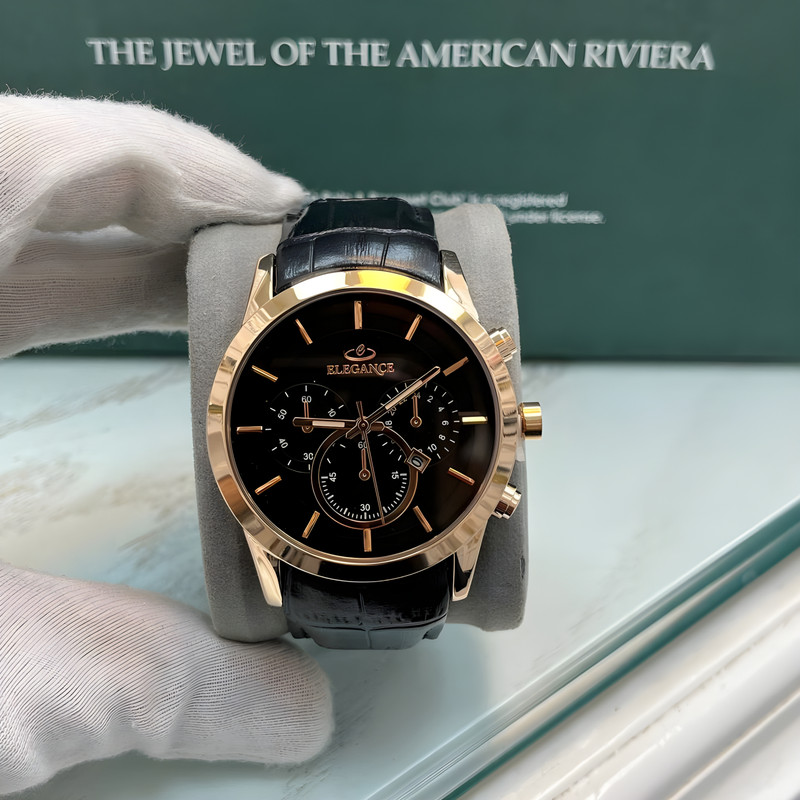 ساعت مچی عقربهای مردانه مدل بند چرمی تک موتوره کد Av-El-Ch 1 ساعت مچی عقربهای مردانه مدل بند چرمی تک موتوره کد Av-El-Ch 1