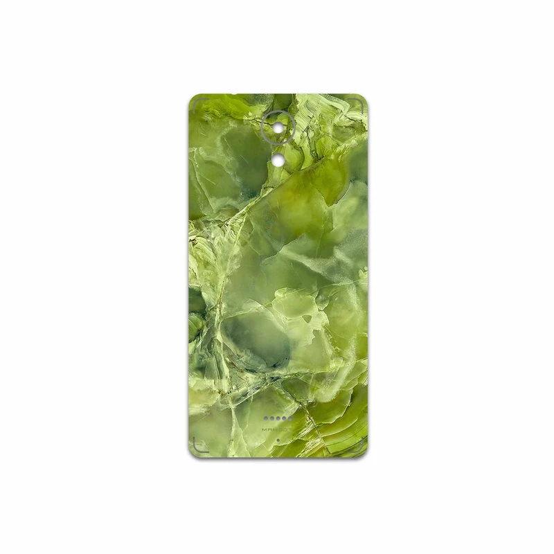 برچسب پوششی ماهوت مدل Green Crystal Marble مناسب برای گوشی موبایل اسمارت Art Lite