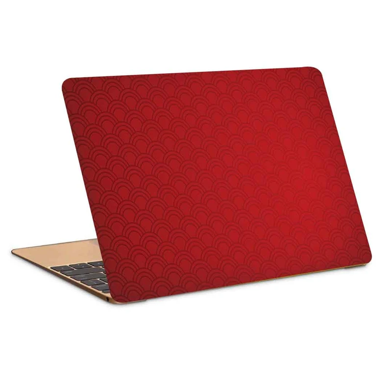 استیکر لپ تاپ طرح red wave patternsکد c-778مناسب برای لپ تاپ 15.6 اینچ
