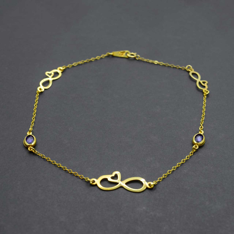 پابند طلا 18 عیار زنانه کانیار گالری مدل SH17