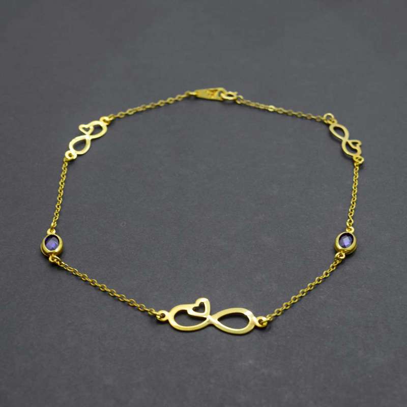 پابند طلا 18 عیار زنانه کانیار گالری مدل SH17