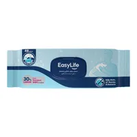 دستمال مرطوب ایزی لایف مدل جایگزین استحمام بسته 48 عددی