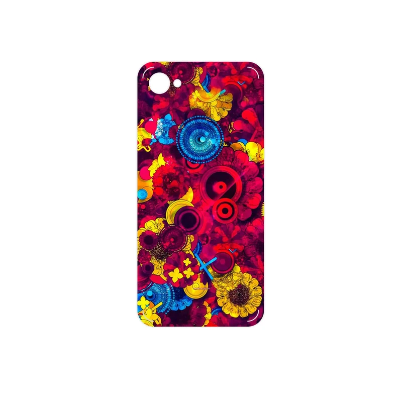 برچسب پوششی ماهوت مدل Vector Flower Garden Digital Art مناسب برای گوشی موبایل اچ تی سی Desire 12