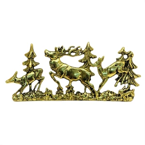 جا کلیدی برنزی مدل گله گوزن ها کد 083