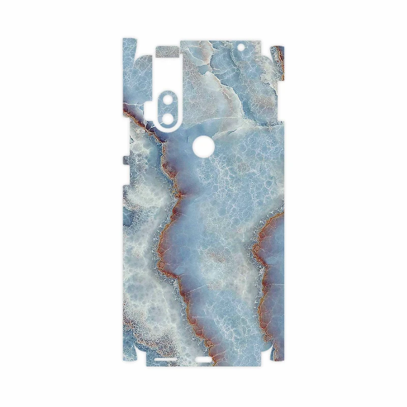 برچسب پوششی ماهوت مدل Blue Ocean Marble-FullSkin مناسب برای گوشی موبایل موتورولا One Hyper