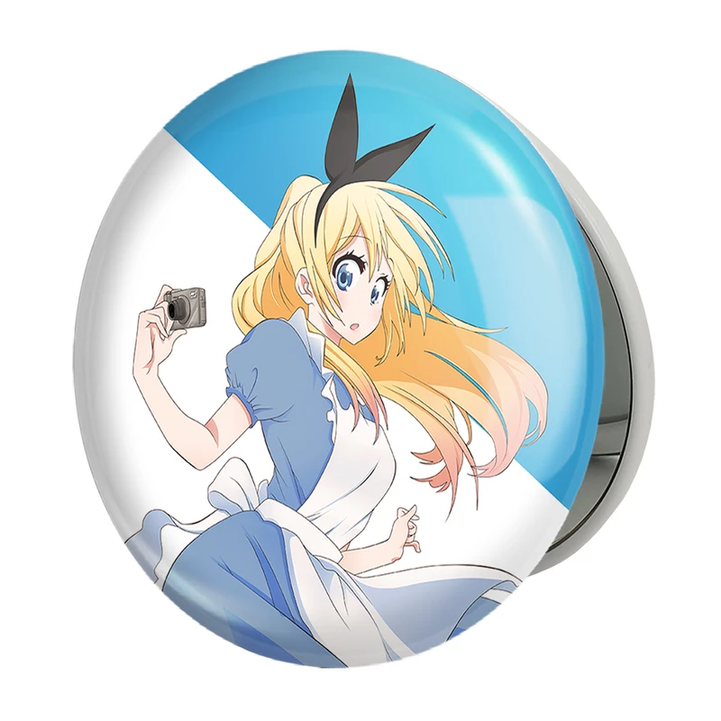 آینه جیبی خندالو طرح انیمه عشق دروغین مدل تاشو کد 17174 