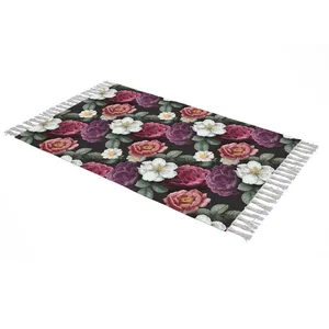 شال مبل مدل گلدار لاکچری کد F2SH1045 سایز 180x98 سانتی متر