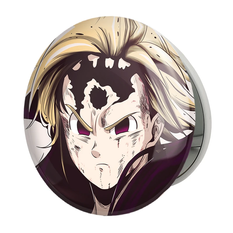 آینه جیبی خندالو طرح ملیوداس انیمه هفت گناه کبیره مدل تاشو کد 17517 